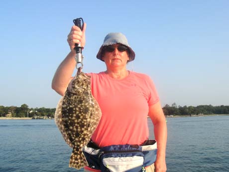 Sharon-with-Nice-Flounder-July-30-2011